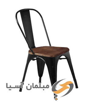صندلی رستورانی تولیکس با کف چوب N501W